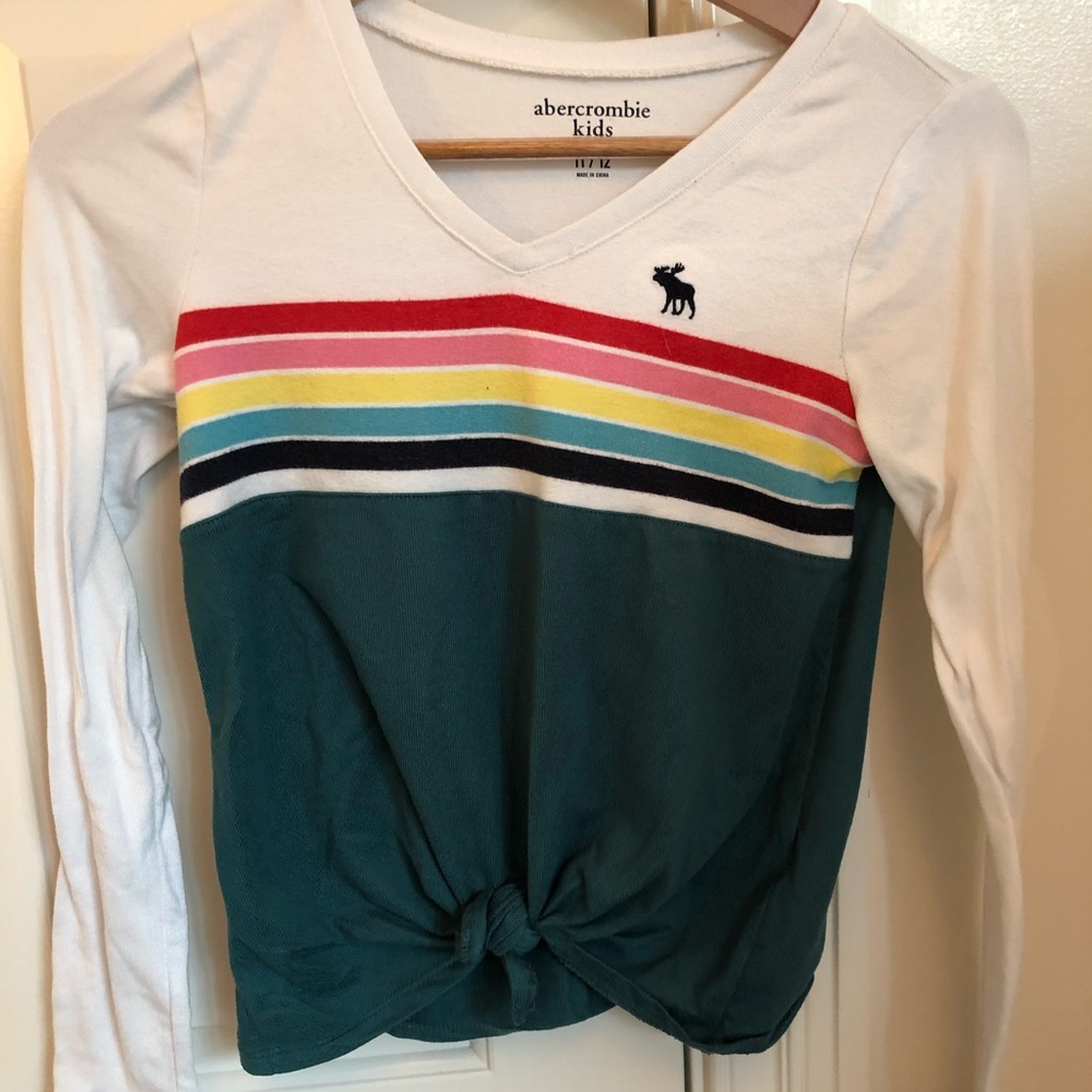 Girls abercrombie longsleeved shirt